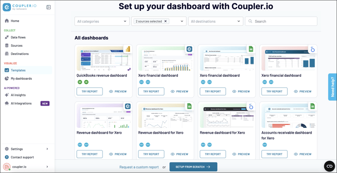 2_Finance_dashboard_templates_gallery