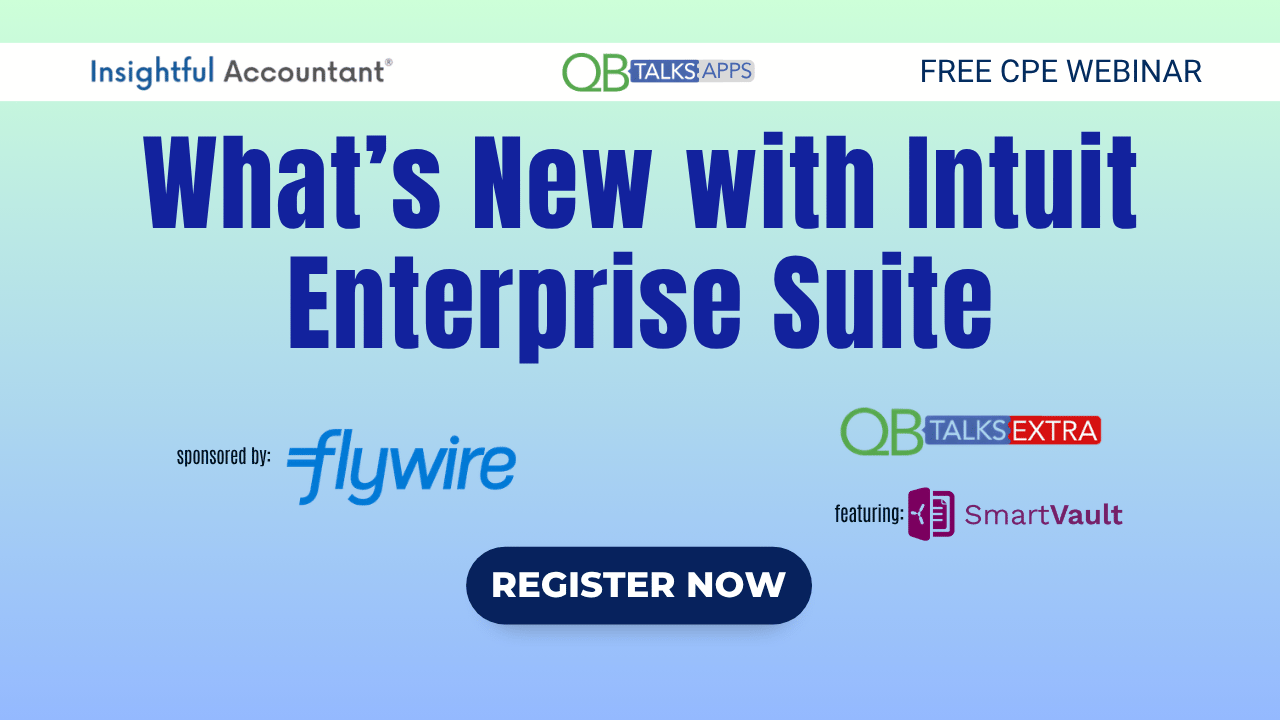 What’s New with Intuit Enterprise Suite