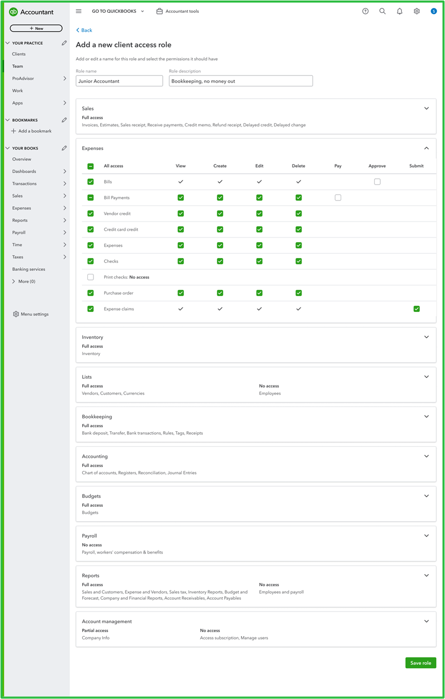 Quickbooks User Roles The Next-step in QuickBooks Online Accountant User Roles