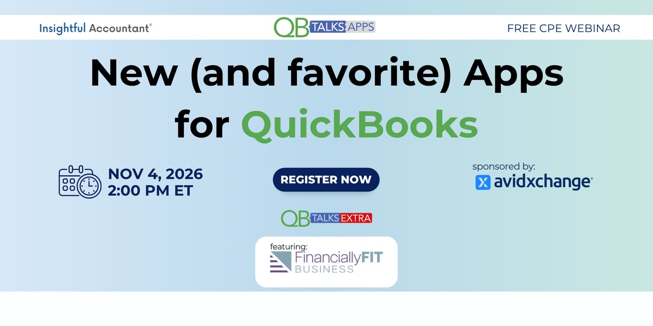 New (and favorite) Apps for QuickBooks
