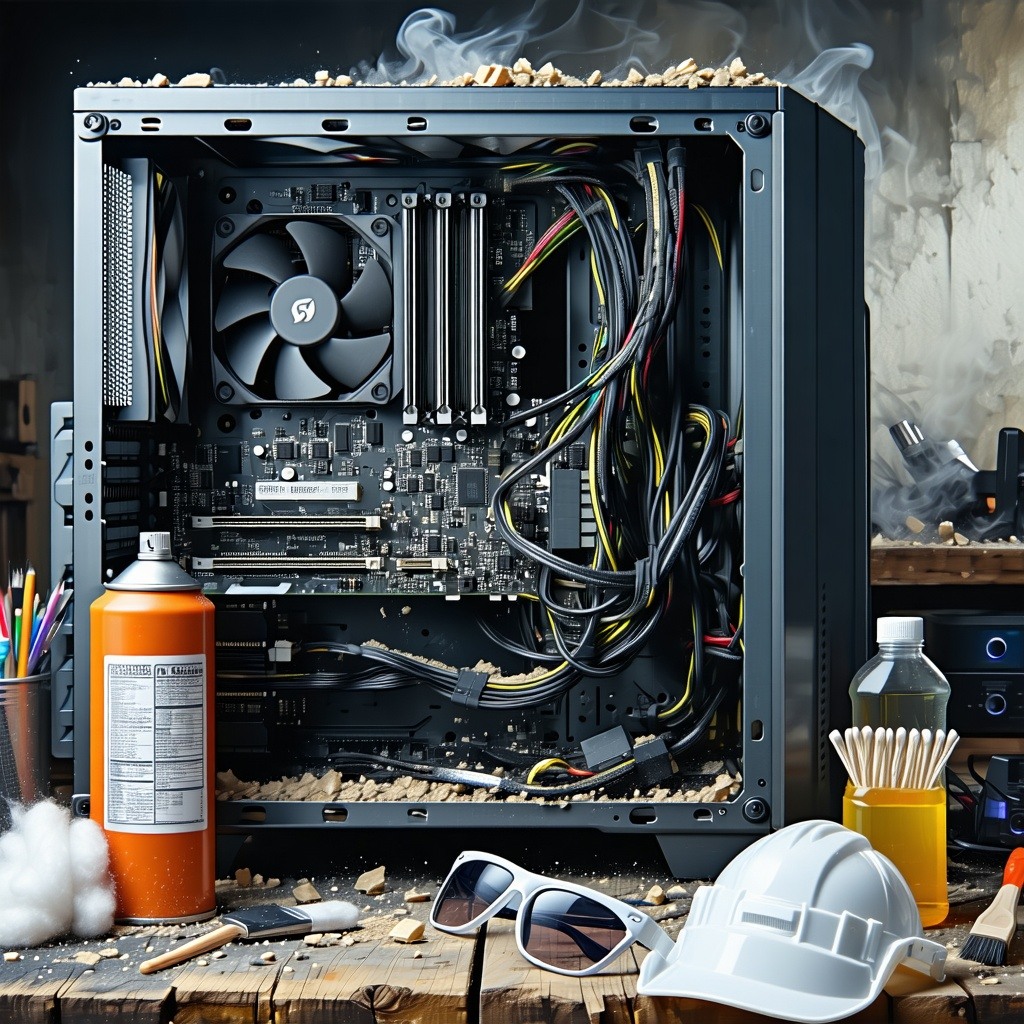 Cleaning Up Your Computer After a Fire