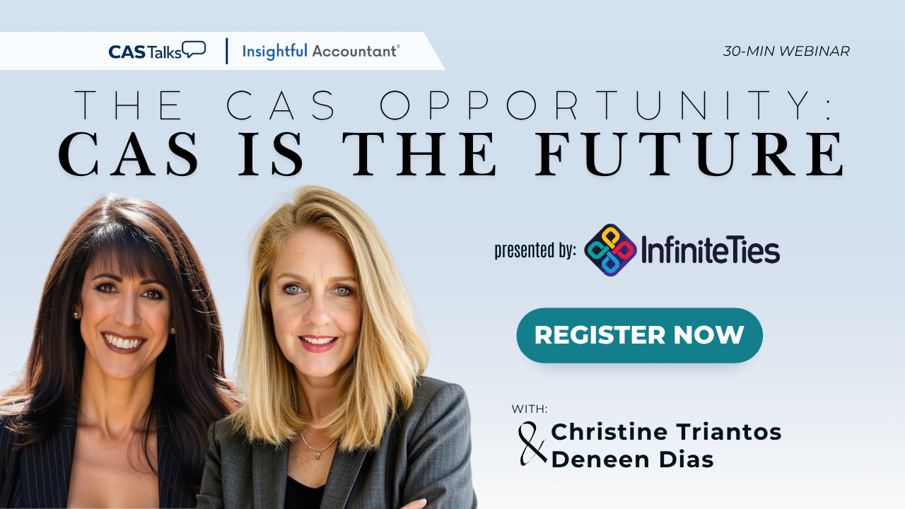 The CAS Opportunity:  CAS is the Future 