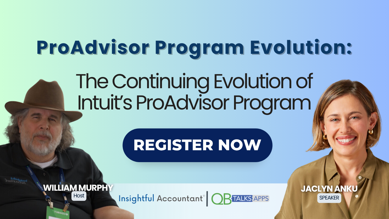 QBTalks-Apps | ProAdvisor Program Evolution: The Continuing Evolution of Intuit’s ProAdvisor ProgramIn Depth: QuickBooks Payroll